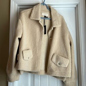 BlankNYC Bonded Faux Shearling Jacket NWT